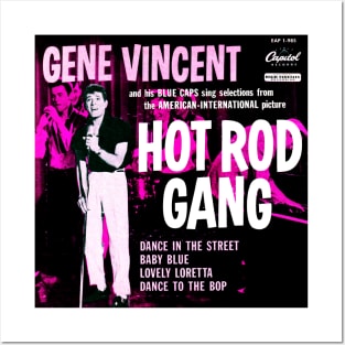 Gene Vincent 'Hot Rod Gang' Posters and Art